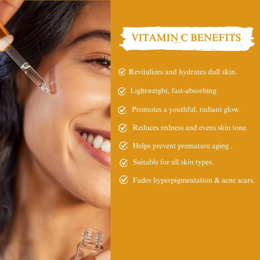 Vitamin C serum Multiple skincare Benefits